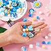  74Pcs Food Grade Eco-Friendly Silicone Beads SIL-TA0001-39-12