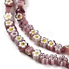 Handmade Millefiori Glass Bead Strands LAMP-J035-4mm-10-5