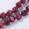 Dye Natural Gemstone Beads Strands G-XCP0007-01-2