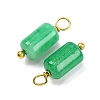 Natural Green Jade Cloumn Pendants STAS-H221-04G-04-2