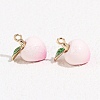 Fruit Alloy Enamel Pendants ENAM-P264-02D-G-1
