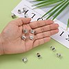 Cadmium Free & Lead Free Antique Silver Tibetan Style Flower Bead Caps X-TIBEB-00864-AS-R-5