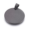 304 Stainless Steel Stamping Blank Tag Pendants STAS-L218-03B-2