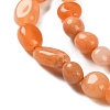 Natural Red Aventurine Beads Strands G-P497-01C-59-4