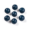 Opaque Solid Color Glass Beads X1-GLAA-N007-8mm-A06-1