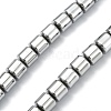 Electroplated Synthetic Non-magnetic Hematite Beads Strands G-C024-03A-1