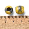 Two Tone Resin European Beads RESI-U008-06D-2