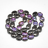 Electroplate Glass Beads Strands EGLA-S152-16x12mm-M-2