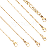 Unicraftale 304 Stainless Steel Chain Necklace NJEW-UN0001-10G-1