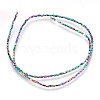 Electroplate Non-magnetic Synthetic Hematite Beads Strands G-I208-21-C-1