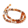 Natural Agate(Dyed & Heated) Beads Strands G-H066-B05-02-3