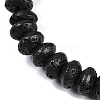 Natural Lava Rock Beaded Stretch Bracelets for Men Women BJEW-G727-01G-2