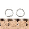 Tarnish Resistant 304 Stainless Steel Open Jump Rings STAS-J013-10x1mm-01-5
