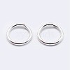 925 Sterling Silver Open Jump Rings STER-F036-02S-0.6x6mm-2
