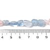 Natural Aquamarine & Rose Quartz Beads Strands G-L610-B04-A01-5