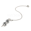 Natural Hematite Pointed Dowsing Pendulums G-K338-29P-04-2