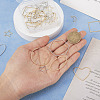 40Pcs 16 Style Alloy Linking Rings FIND-PJ0001-27-6