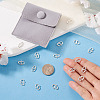 20Pcs Brass S-Hook Clasps KK-TA0008-74-5