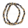 Electroplate Glass Beads Strands EGLA-D018-4x4mm-17-4