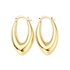 Rack Plating Brass Chunky Hoop Earrings for Women EJEW-G288-35E-G-1