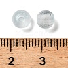 Frosted Transparent Acrylic Beads OACR-F013-12G-3