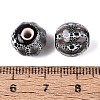 Vintage Porcelain Corrugated Beads PORC-N013-11A-3