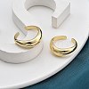 Rack Plating Brass Cuff Finger Rings for Women RJEW-M028-42G-5