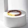 Natural Mixed Gemstone Beaded Stretch Bracelet BJEW-JB07731-5