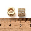 Brass Micro Pave Cubic Zirconia Pendants KK-M301-19G-2