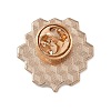 Busy Bees with Honeycomb Enamel Pins JEWB-B029-02B-2