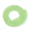 Transparent Glass Beads Strands GLAA-T032-T4mm-MD17-2
