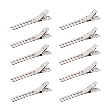 50Pcs Stainless Steel Alligator Hair Clip Findings STAS-CJ0001-163