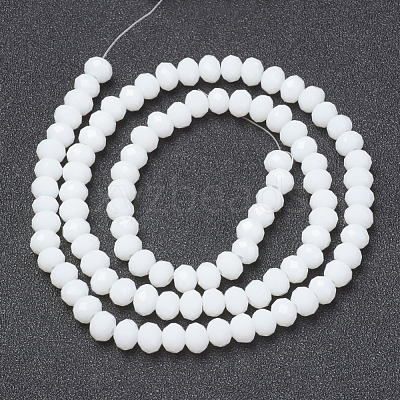 Opaque Solid Color Glass Beads Strands EGLA-A034-P3mm-D01-1