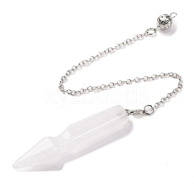 Natural Quartz Crystal Pointed Dowsing Pendulums G-Q184-04E-P-1