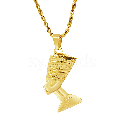 304 Stainless Steel Pendant Necklaces TD1825-1-1