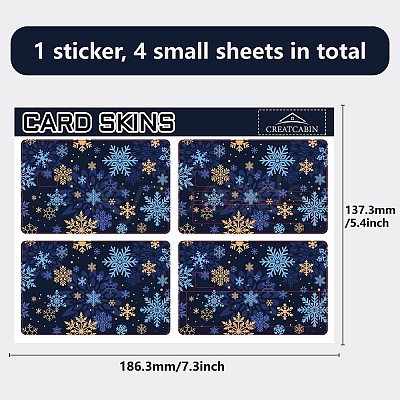PVC Plastic Waterproof Card Stickers DIY-WH0432-060-1
