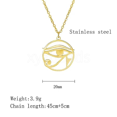 304 Stainless Steel Pendant Necklaces KA3458-1-1
