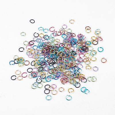 Anodized Aluminum Open Jump Rings ALUM-R005-1.0x10mm-1