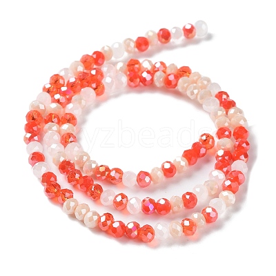Glass Beads Strands EGLA-A034-M4mm-27-1