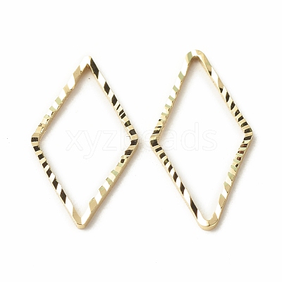 Brass Linking Rings KK-F831-015B-G-RS-1