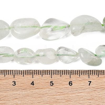 Natural Green Quartz Beads Strands GG-CBA3D9B-08-1