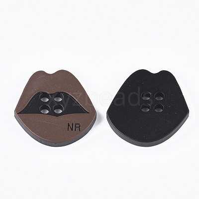 4-Hole Resin Buttons RESI-S377-22B-1