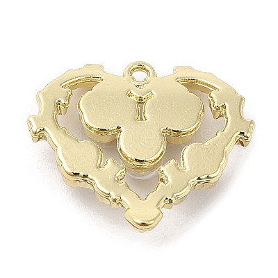 Spray Painted Alloy Pendants PALLOY-D019-11G-02-1