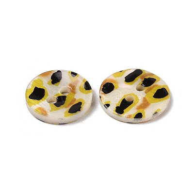 2-Hole Freshwater Shell Buttons SHEL-A004-01H-1