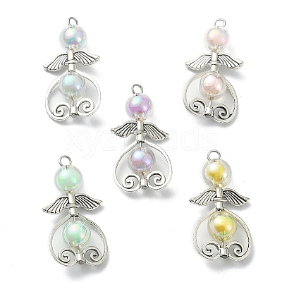 Transparent Acrylic Pendants PALLOY-JF02161-1