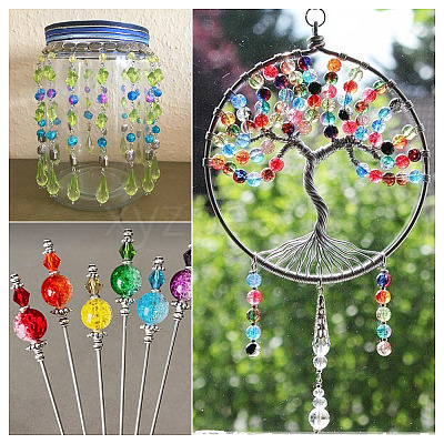 12 Colors Crackle Glass Beads CCG-TA0002-05B-1