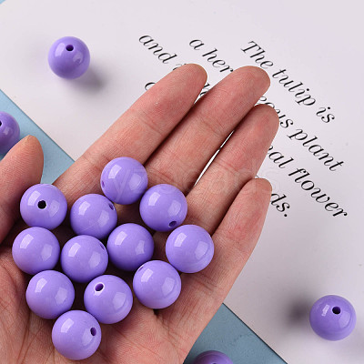 Opaque Acrylic Beads MACR-S370-C16mm-A32-1