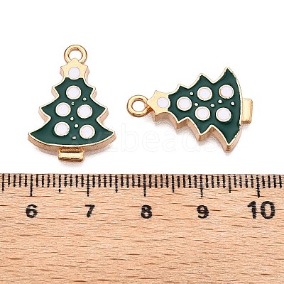 Christmas Theme Alloy Enamel Pendants ENAM-T020-10H-1
