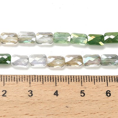 Electroplate Glass Beads Strands EGLA-P068-01A-07-1