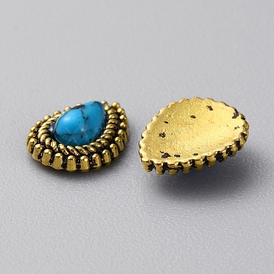 Zinc Alloy Cabochons MRMJ-WH0320-05K-01-1